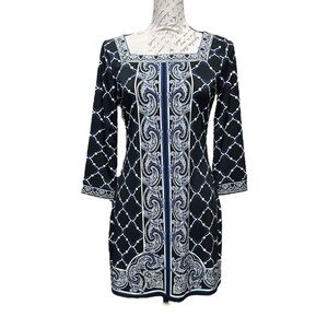 WHBM Multicolor Tunic Mini Dress Size Medium